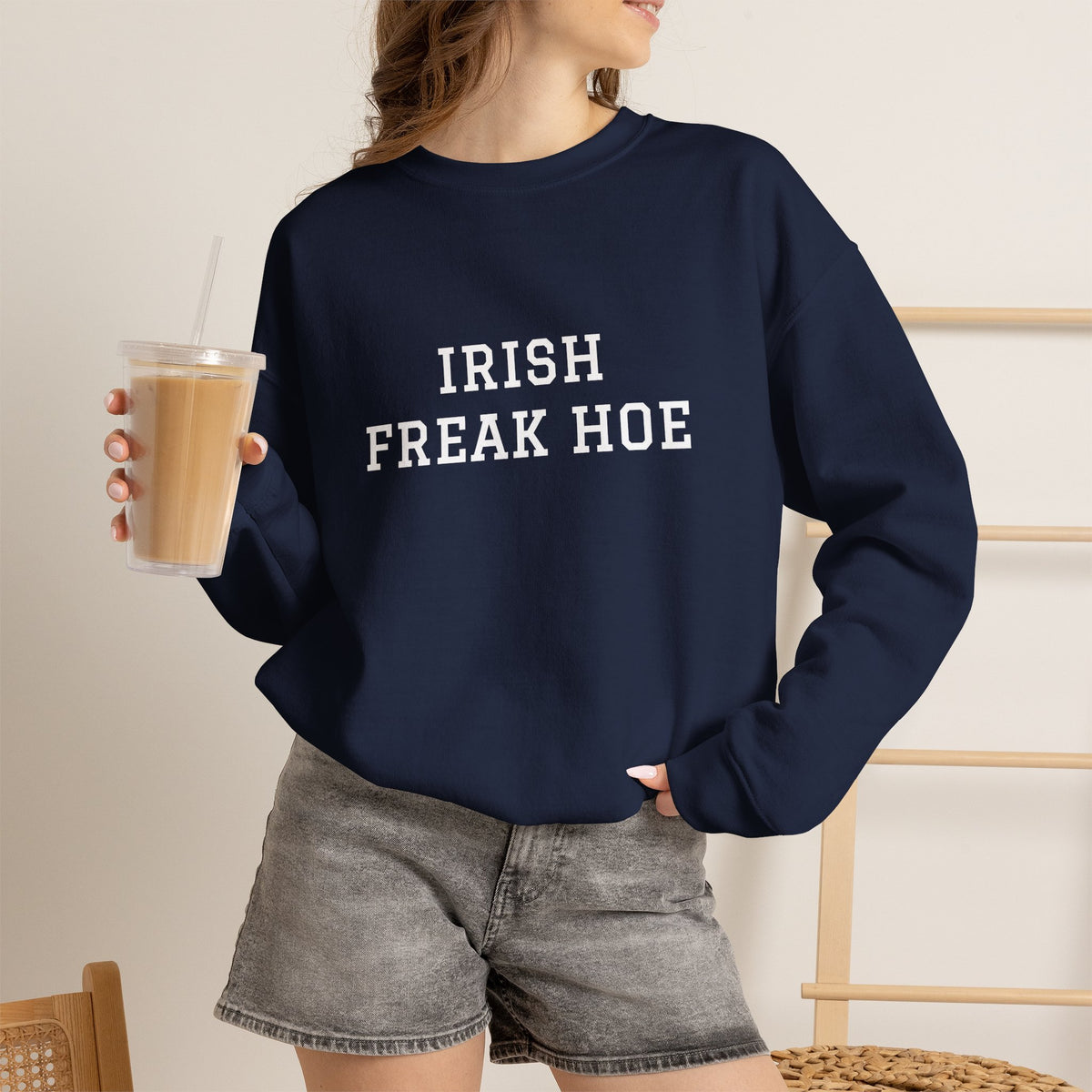 Irish Freak Hoe Crewneck Sweatshirt