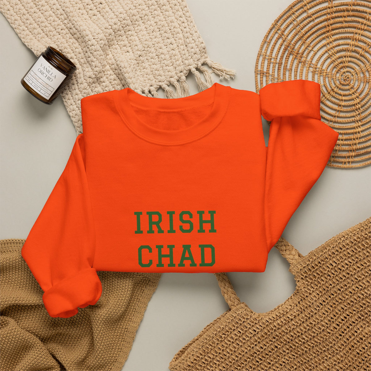 Irish Chad Crewneck Sweatshirt