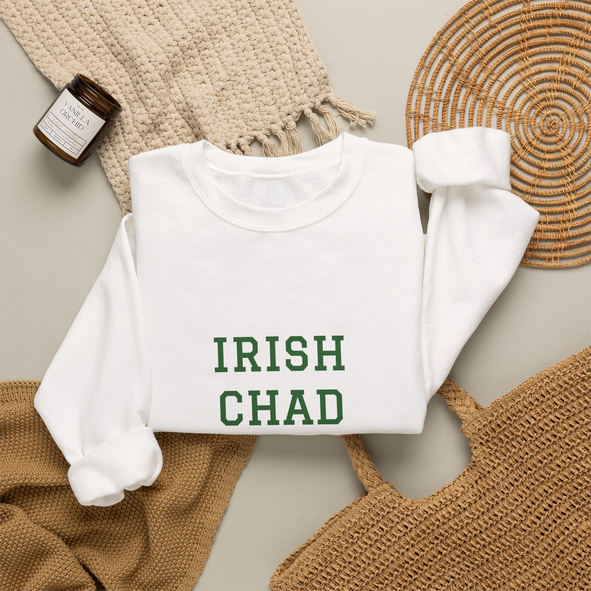 Irish Chad Crewneck Sweatshirt
