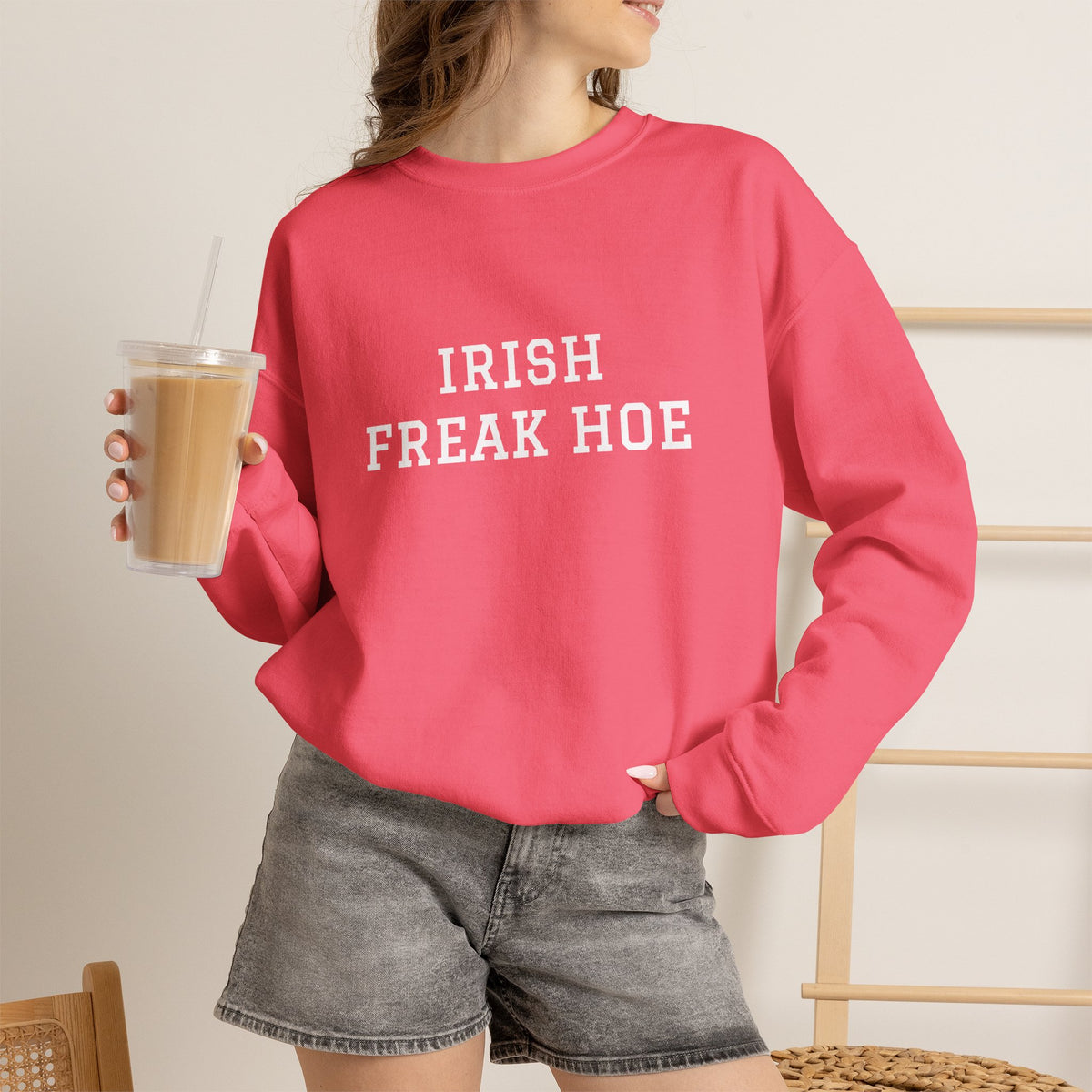 Irish Freak Hoe Crewneck Sweatshirt