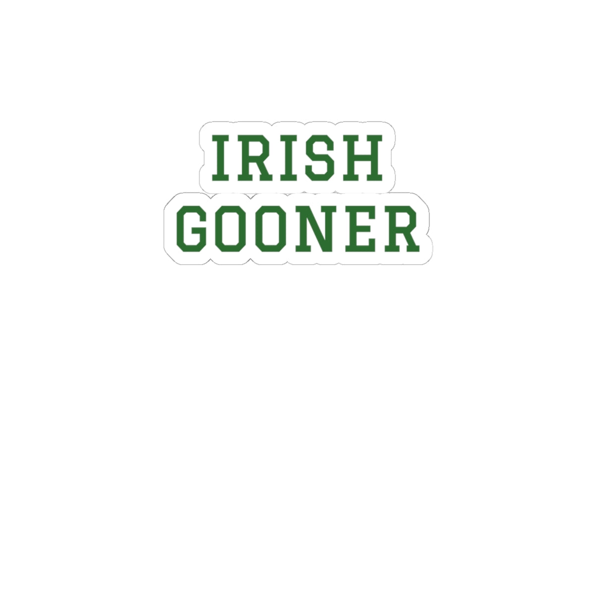 Irish Gooner Sticker